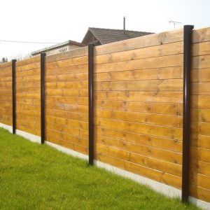 création de cloture bois